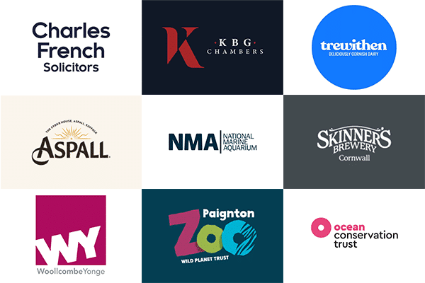 a grid of acronyms clients